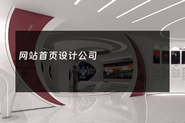 网站首页设计公司