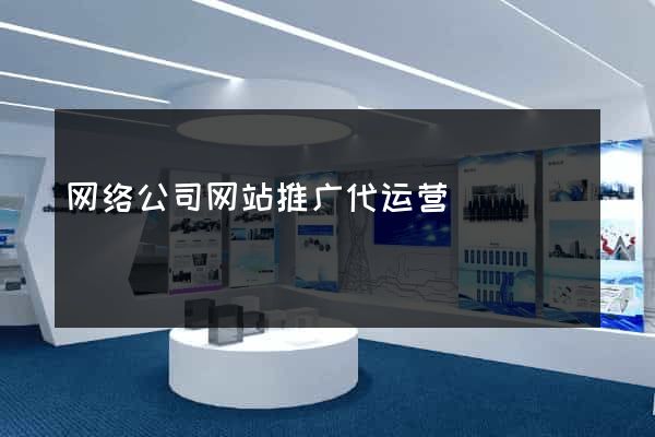 网络公司网站推广代运营