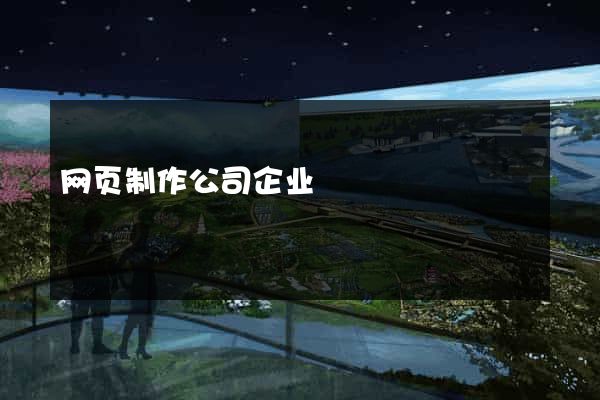 网页制作公司企业