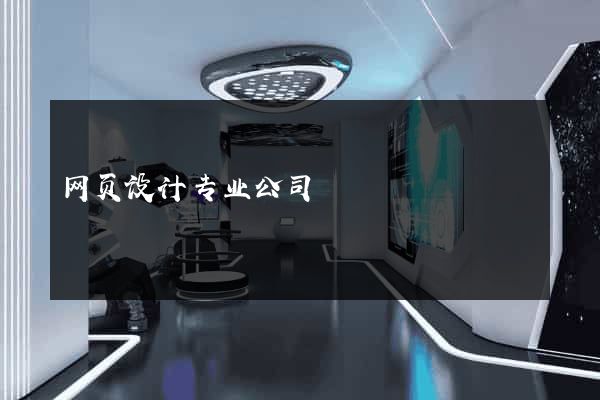 网页设计专业公司