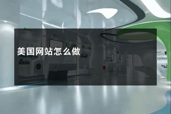 美国网站怎么做