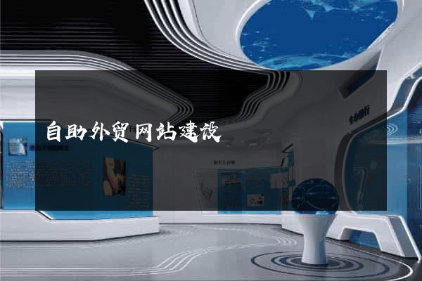 自助外贸网站建设