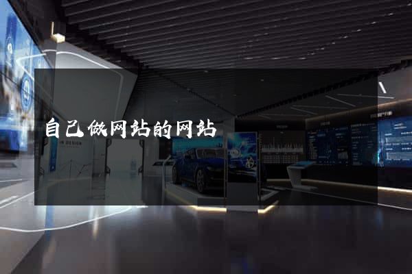 自己做网站的网站