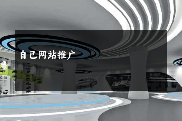 自己网站推广