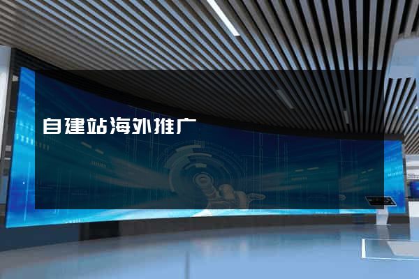自建站海外推广