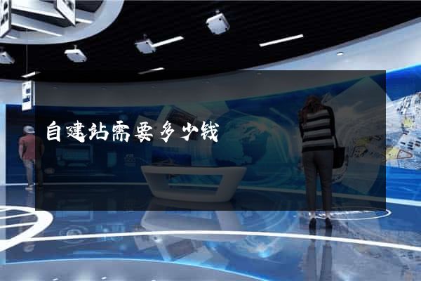 自建站需要多少钱