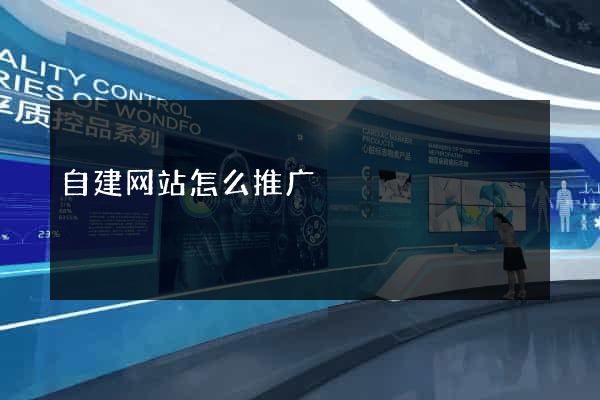 自建网站怎么推广