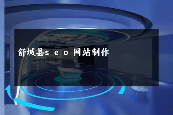 舒城县seo网站制作