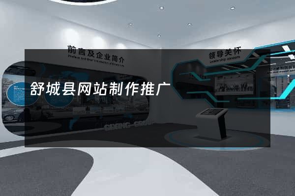 舒城县网站制作推广
