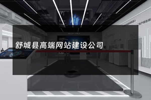 舒城县高端网站建设公司
