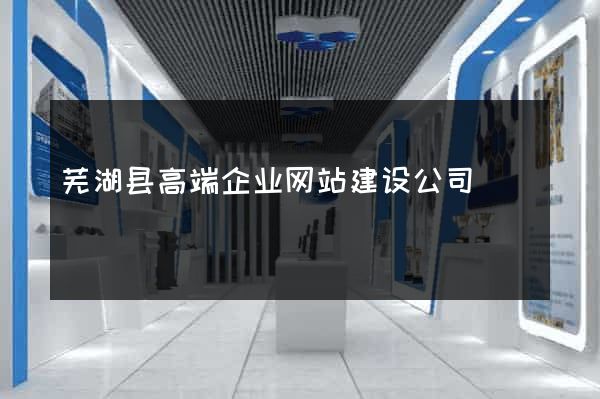 芜湖县高端企业网站建设公司