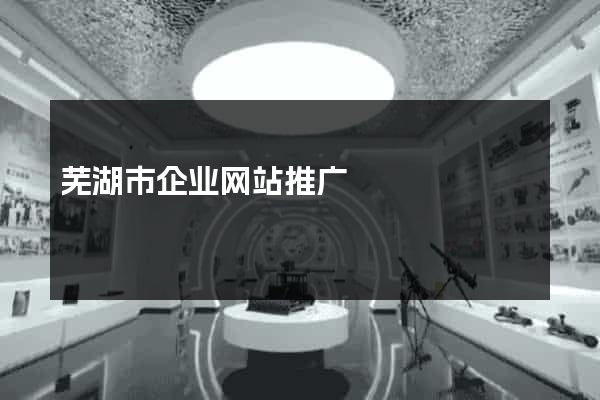 芜湖市企业网站推广
