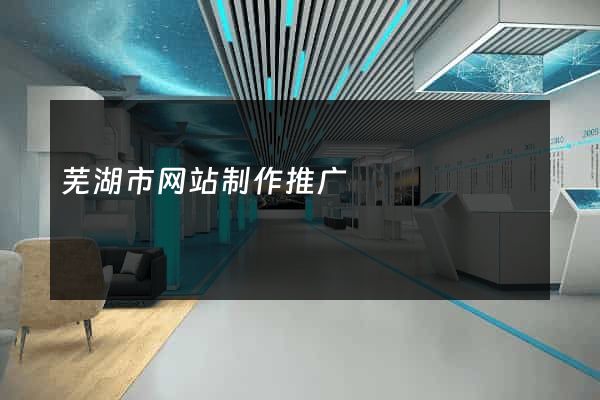 芜湖市网站制作推广