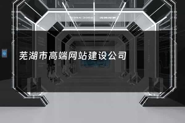 芜湖市高端网站建设公司