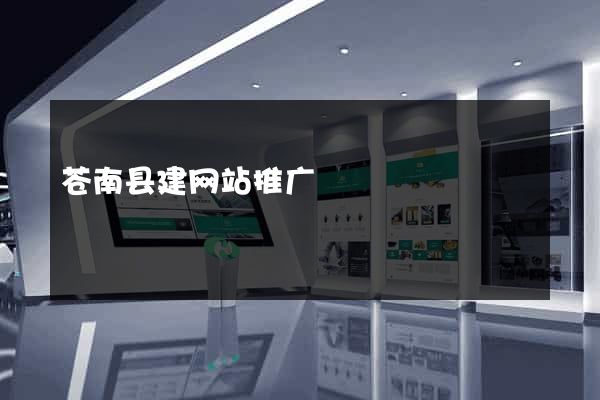 苍南县建网站推广