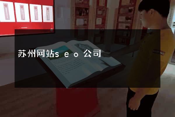 苏州网站seo公司