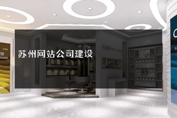 苏州网站公司建设