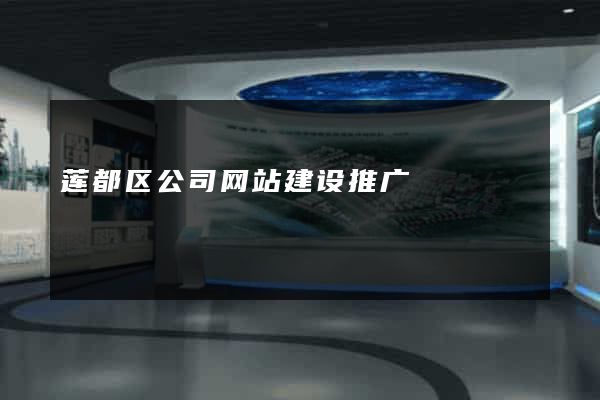 莲都区公司网站建设推广