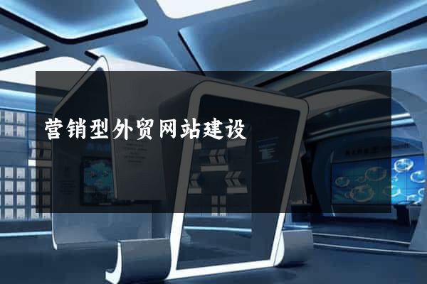 营销型外贸网站建设