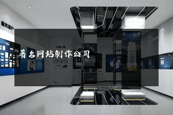 著名网站制作公司