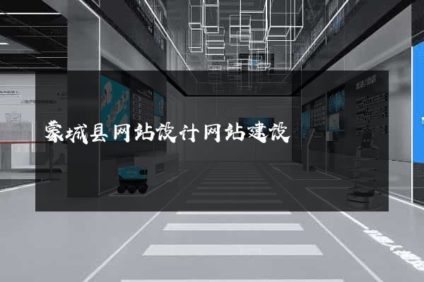蒙城县网站设计网站建设
