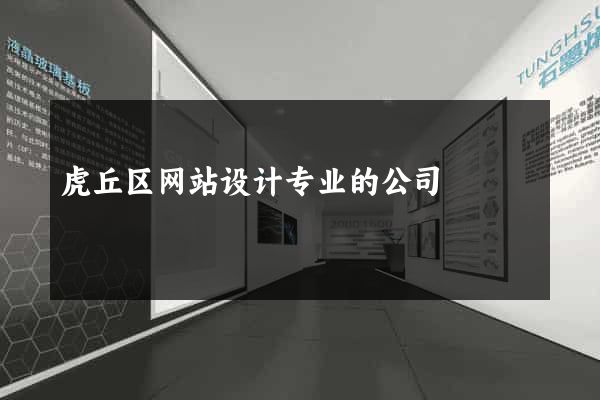 虎丘区网站设计专业的公司