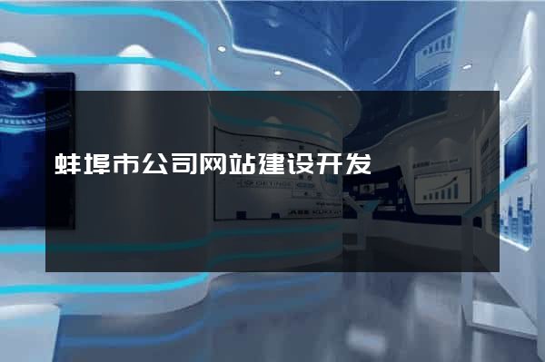 蚌埠市公司网站建设开发