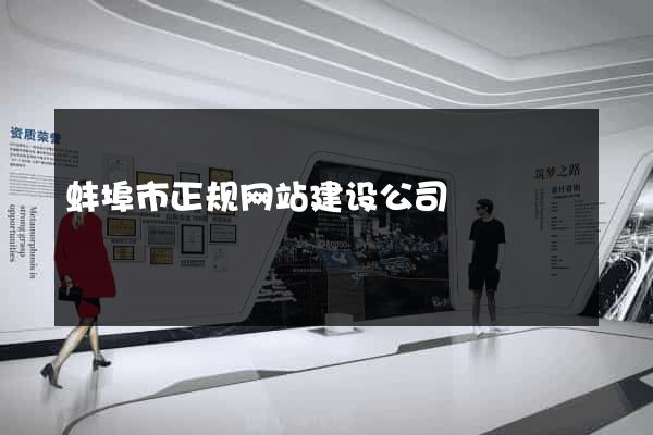 蚌埠市正规网站建设公司
