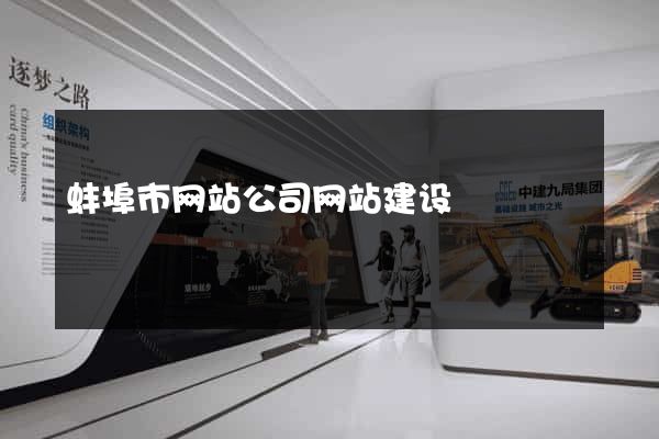 蚌埠市网站公司网站建设