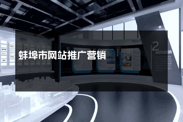 蚌埠市网站推广营销