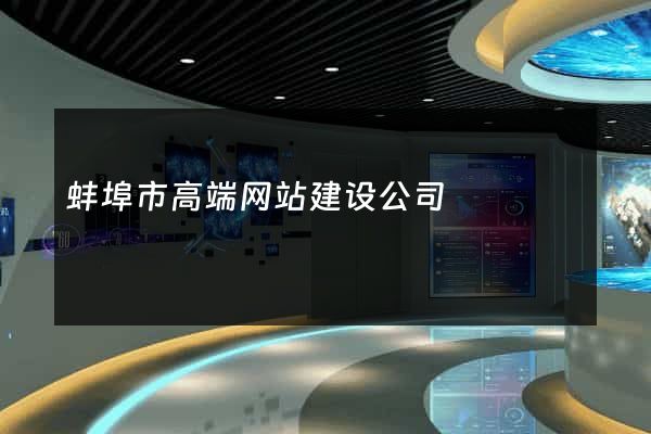 蚌埠市高端网站建设公司
