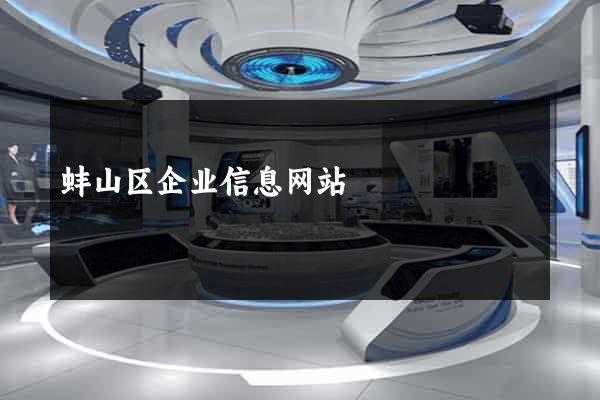 蚌山区企业信息网站