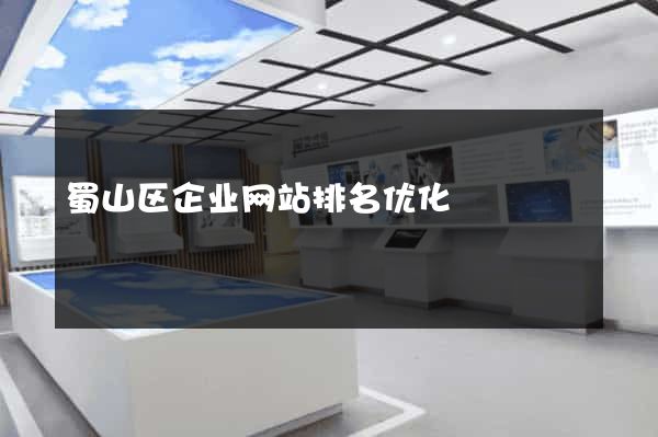 蜀山区企业网站排名优化