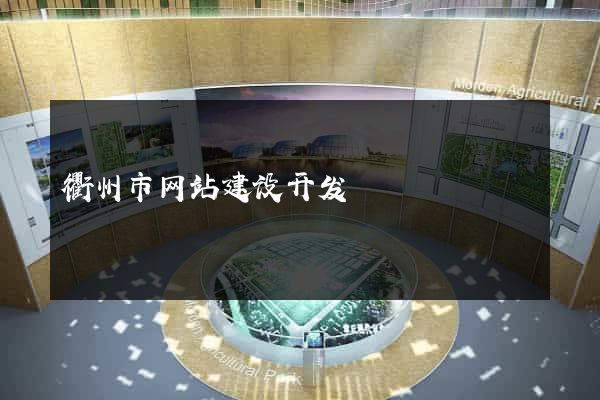 衢州市网站建设开发