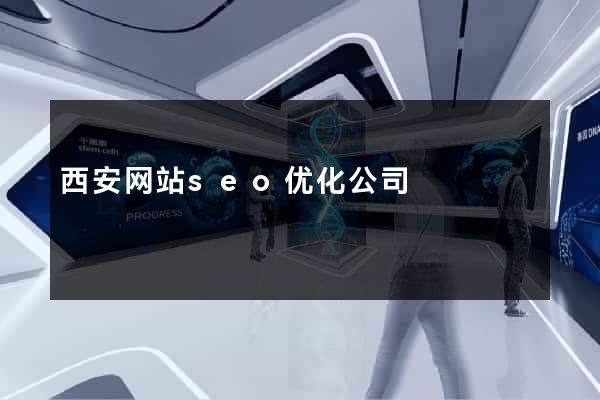 西安网站seo优化公司