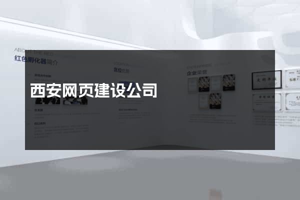 西安网页建设公司