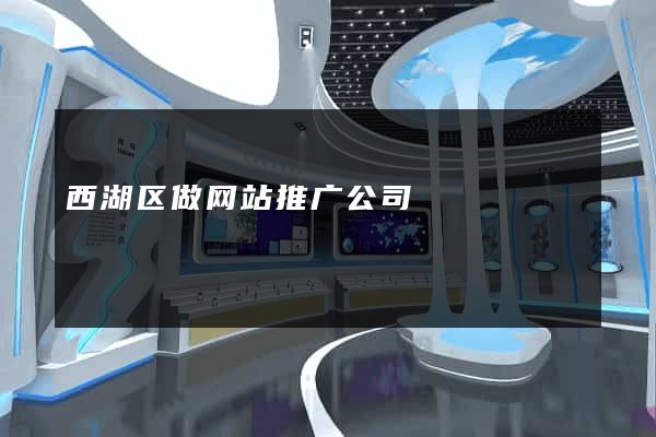 西湖区做网站推广公司