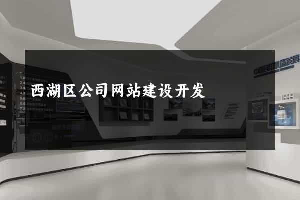 西湖区公司网站建设开发