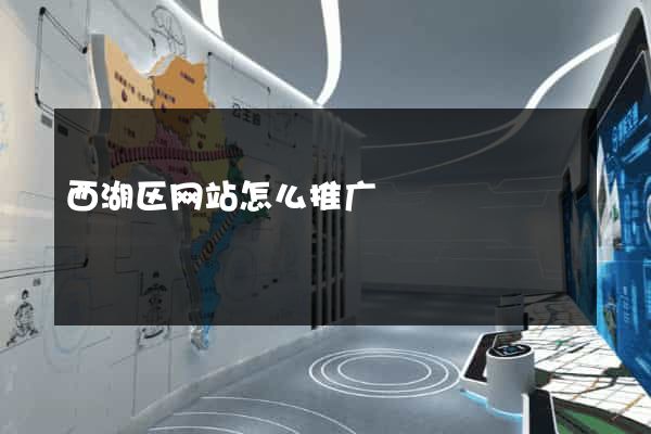 西湖区网站怎么推广