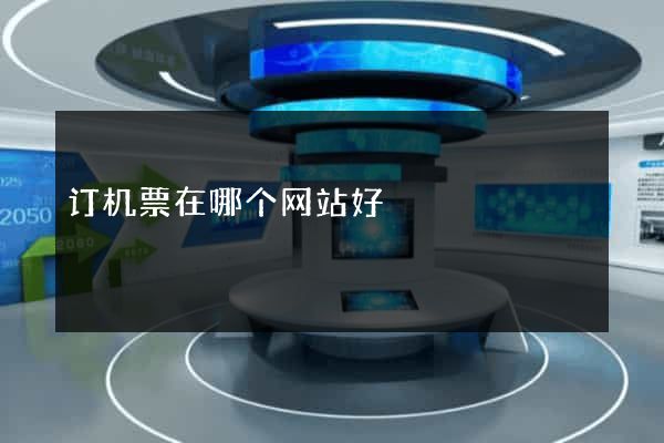 订机票在哪个网站好