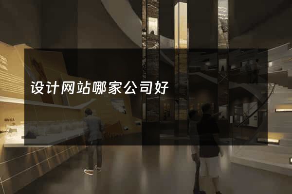 设计网站哪家公司好