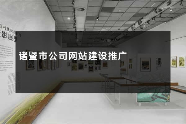 诸暨市公司网站建设推广