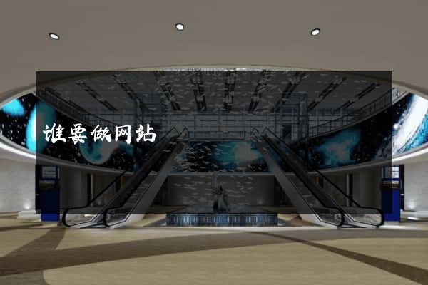 谁要做网站
