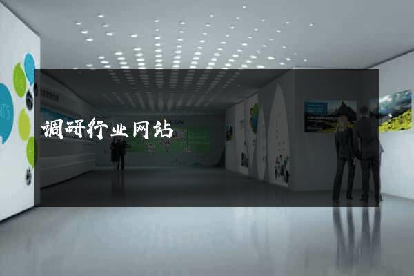 调研行业网站