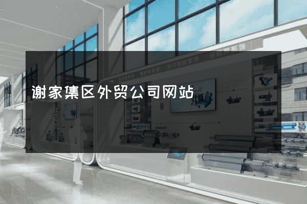 谢家集区外贸公司网站
