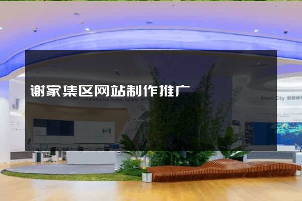 谢家集区网站制作推广