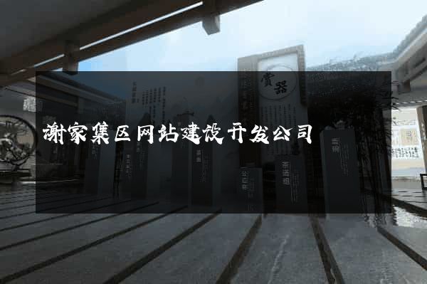 谢家集区网站建设开发公司