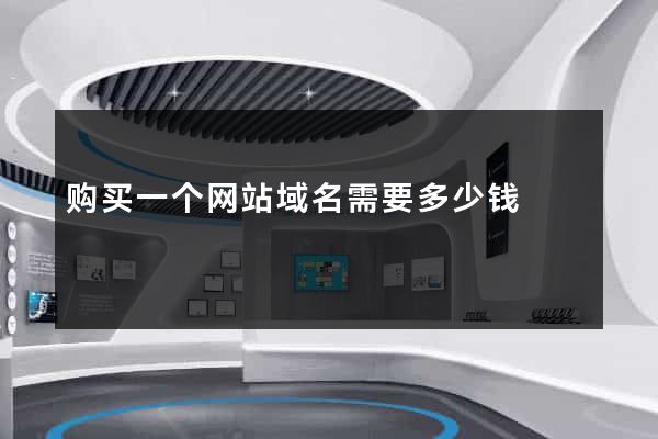 购买一个网站域名需要多少钱