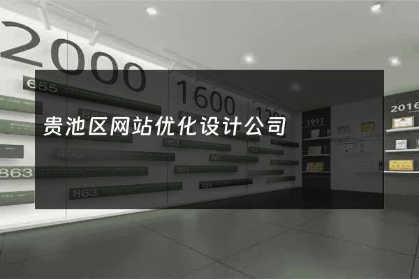 贵池区网站优化设计公司
