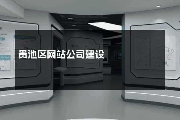 贵池区网站公司建设